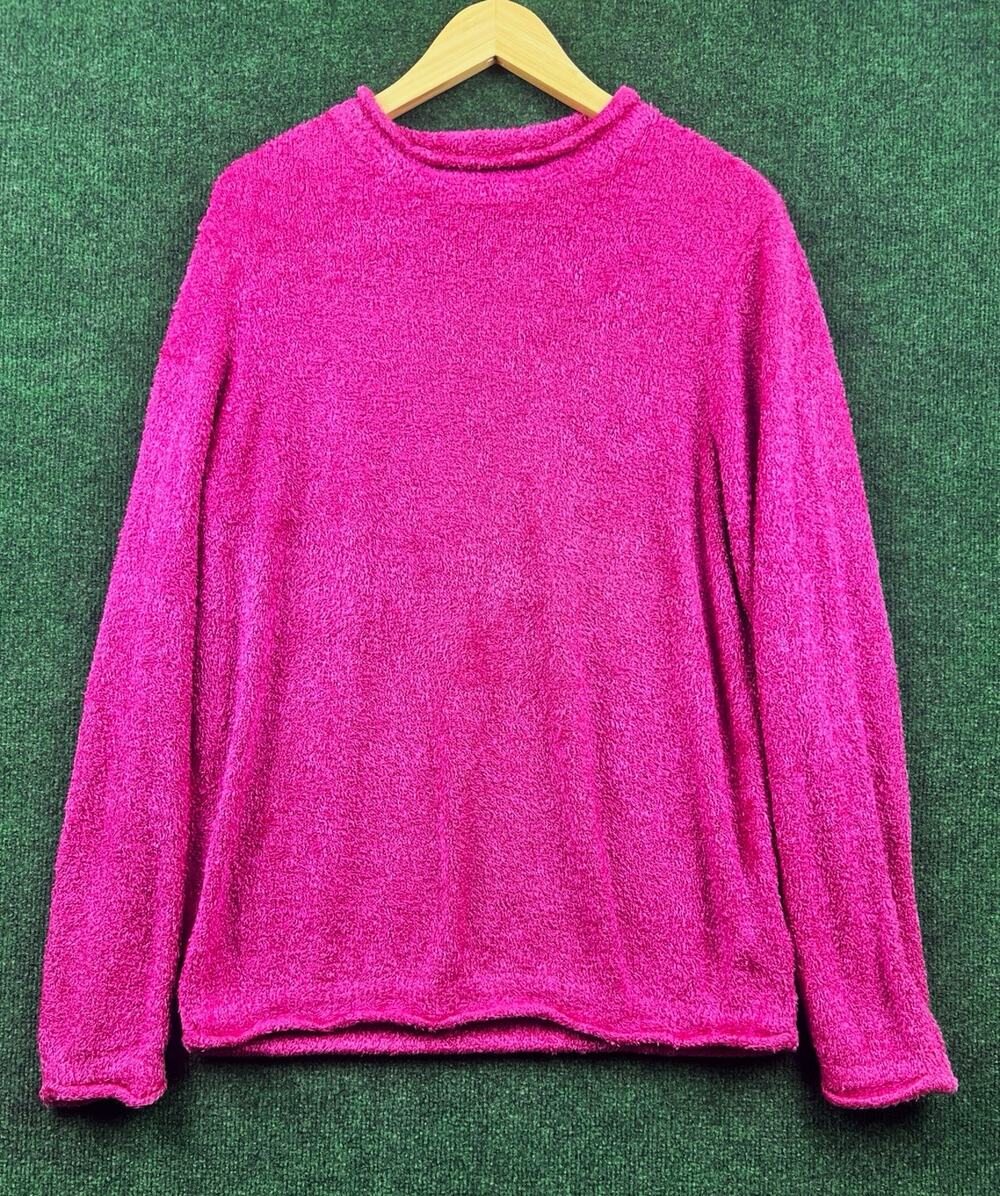 Croft & Barrow Pink Knit Long Sleeve Pullover Sweater